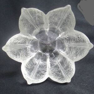 1970s KOSTA BODA Swedish Art Crystal Tulip Flower Small Bowl, Dish, or Votive Ca